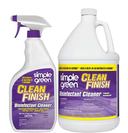 1 Gal. Clean Finish Disinfectant Cleaner with 32 oz. Spray Bottle
