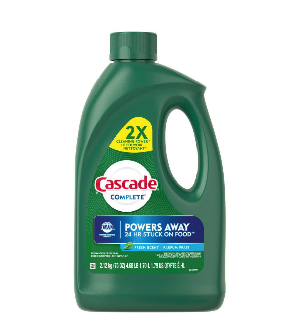 Complete 75 oz. Fresh Scent Dishwasher Gel Detergent with Dawn (2-Pack)