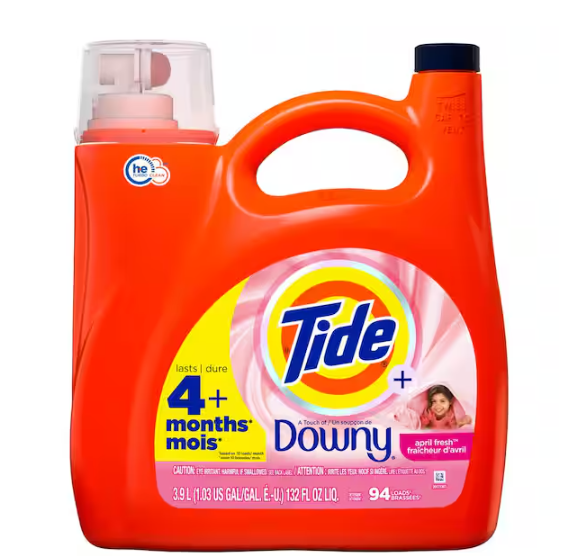 132 fl.oz. HE Downy April Fresh Scent Liquid Laundry Detergent 94-Loads