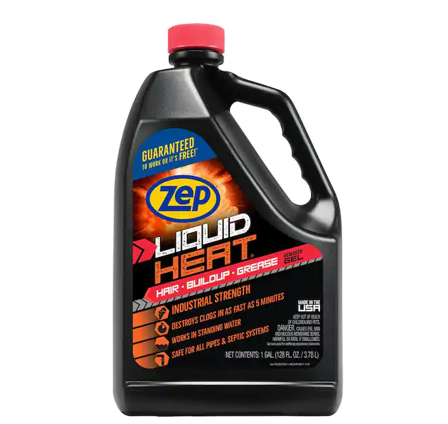 1 Gal. Liquid Heat Gel Industrial Drain Opener