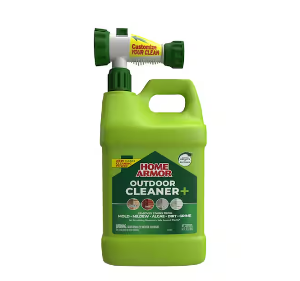 64 oz. Liquid Outdoor Multiple Surface Cleaner Removes Algae Dirt Grime (1 Pack)
