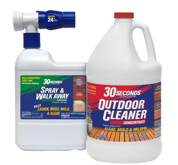 1 Gal. Outdoor Cleaner Concentrate and 64 oz. Ready-To-Spray and Walk Away Cleaner Bundle