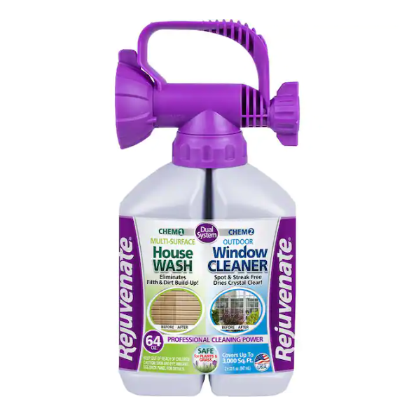 64 oz. Dual System Outdoor House Wash and Window Cleaner