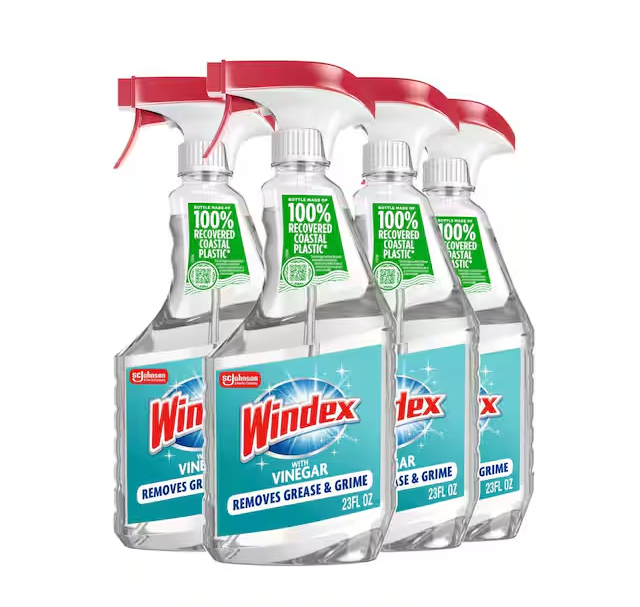 23 fl. oz. Vinegar Glass Cleaner (4-Pack)