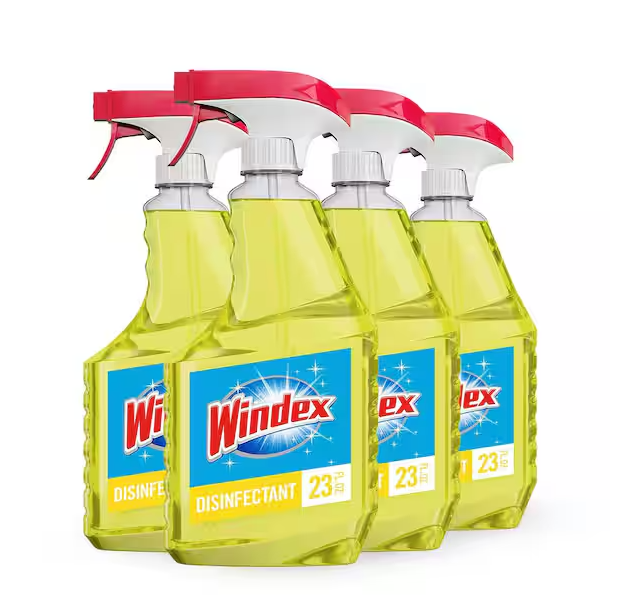 23 fl. oz. Multi-Surface Disinfectant Glass Cleaner (4-Pack)