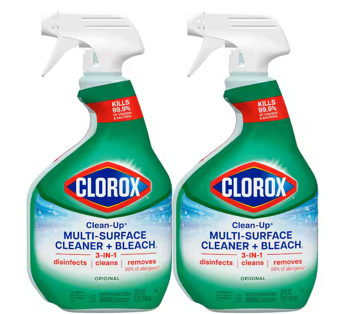 Clean-Up 32 oz. Original Scent All-Purpose Cleaner with Bleach Spray (2-Pack)
