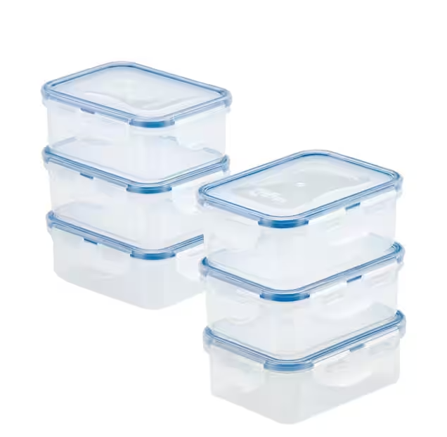 Easy Essentials 6-Piece Rectangular Storage Container Set