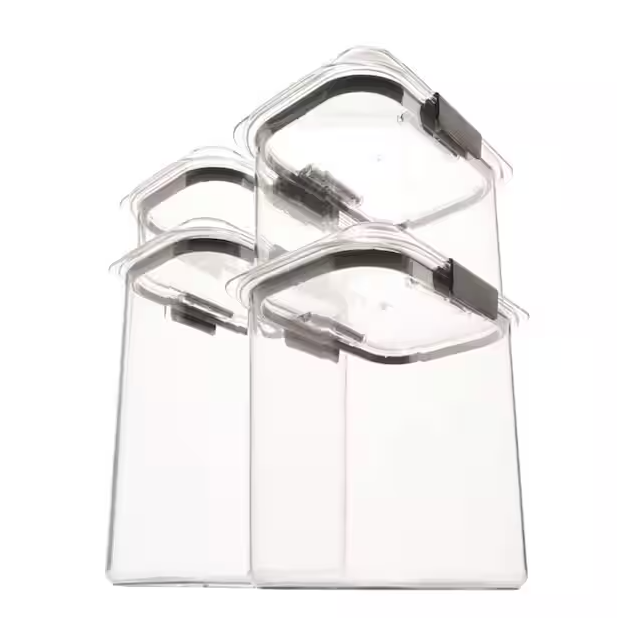 Brilliance 4-Piece Pantry Food Storage Container Set