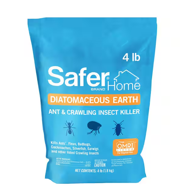 4 lbs. Diatomaceous Earth - Bed Bug, Flea, Ant, Crawling Insect Killer for Indoor and Outdoor