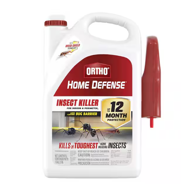 Home Defense Insect Killer for Indoor and Perimeter 2, 1 Gal., Controls Ants, Roaches, Spiders, and More