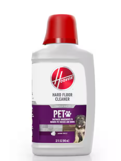 32 oz. Pet Hard Floor Solution, Concentrated Pet Cleaning Formula for Hard Floor Machines, Safe on Sealed Hard Floors