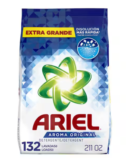 Original Scent Powder Laundry Detergent, 132-Loads, 211 oz