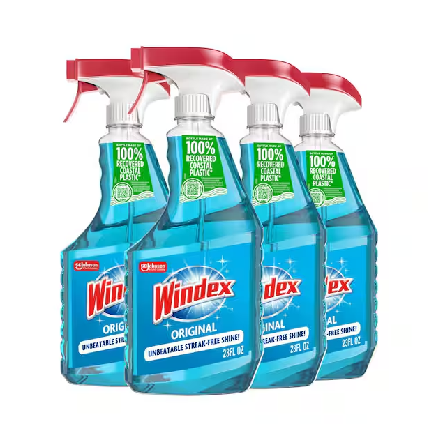 23 fl. oz. Original Glass Cleaner (4-Pack)