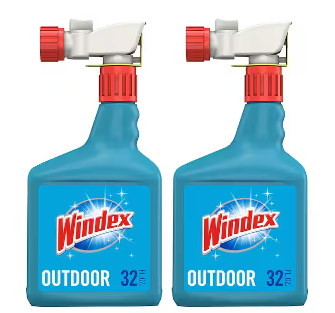 32 fl. oz. Blue Bottle Outdoor Glass Cleaner Sprayer (2-Pack)