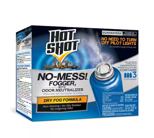 No-Mess Insect Fogger Aerosol with Odor Neutralizer (3-Count)